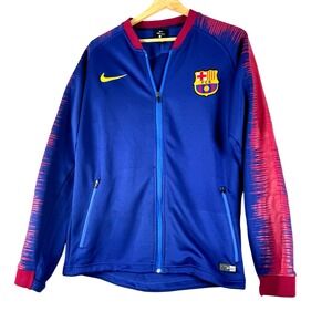 Nike Mens FC Barcelona Anthem Track Jacket Sz XL